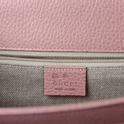 Gucci Dollar Calfskin Interlocking G Shoulder Bag Soft Pink 8 of 10