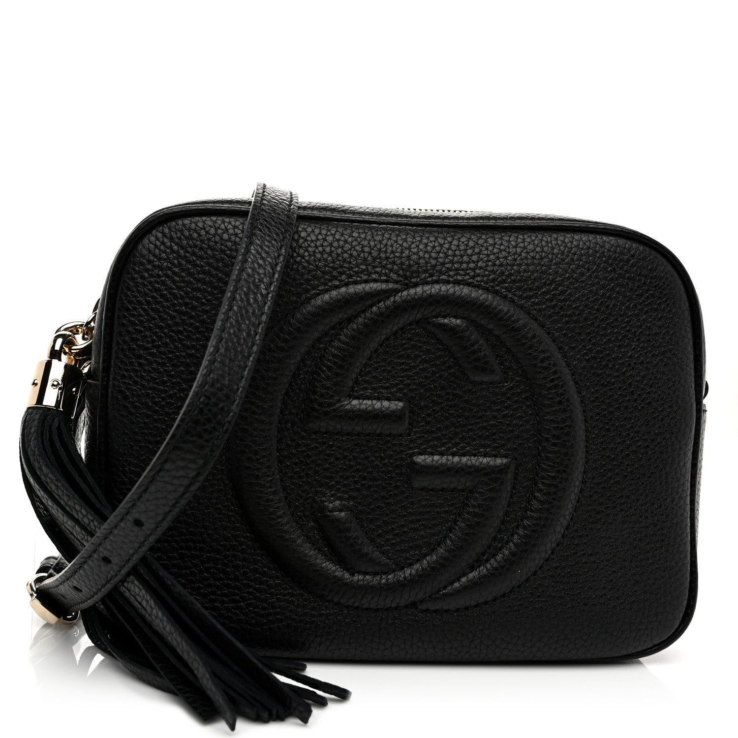 Gucci Pebbled Calfskin Small Soho Disco Bag Black 1 of 11