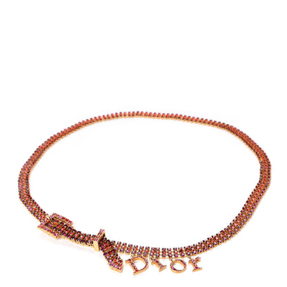 Christian Dior Crystal Charm Belt Multicolor 1 of 6