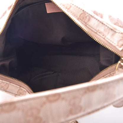 Gucci Crystal Monogram Web Hobo Blush 5 of 7