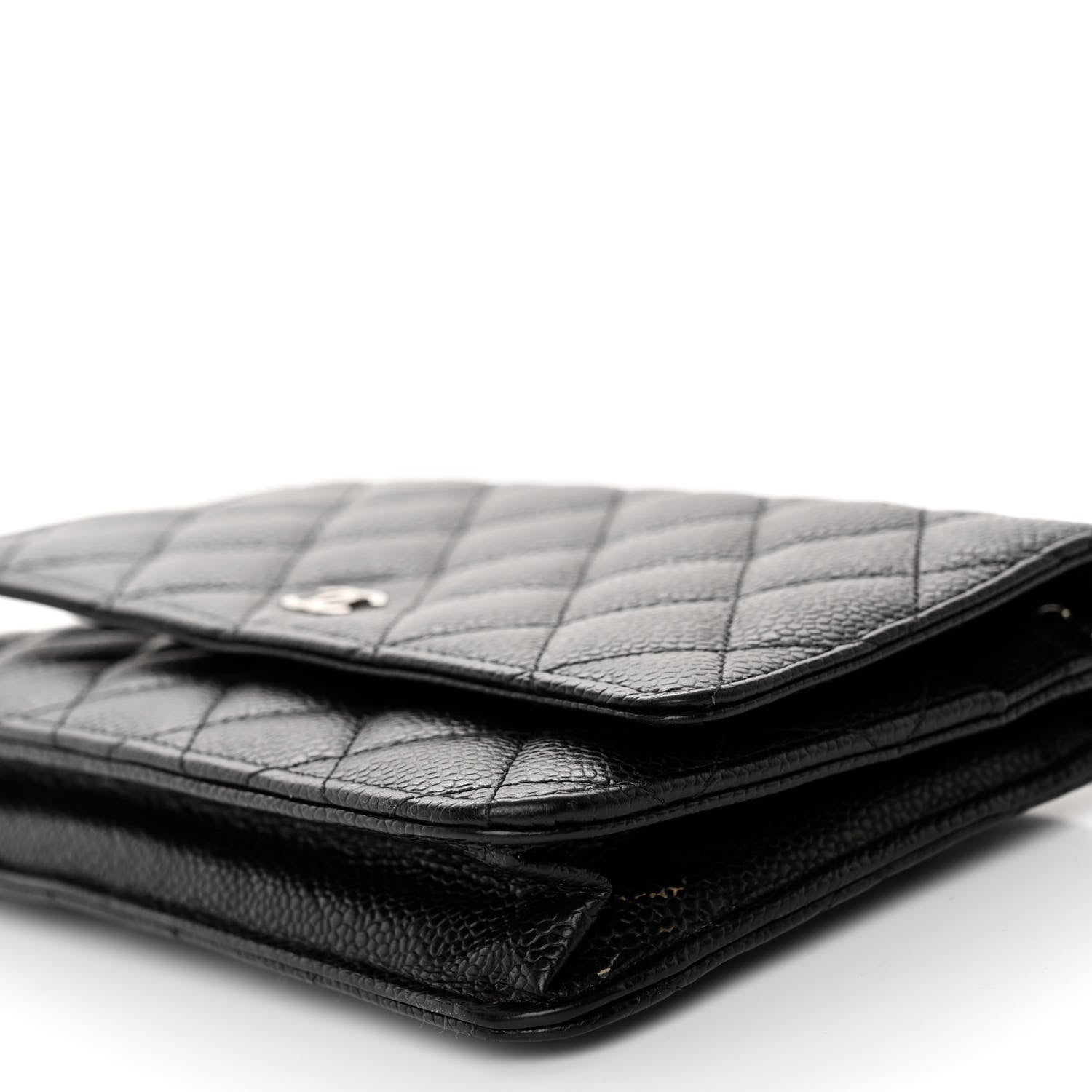 Chanel Caviar Quilted Wallet on Chain WOC Black 11 of 12