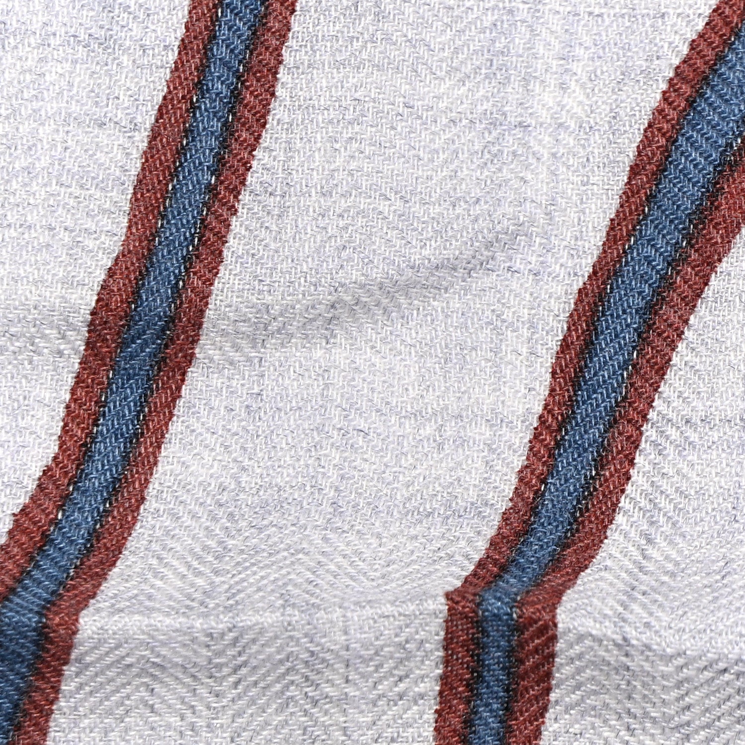 Hermes Cashmere Silk Le Jaguar Et Le Colibri Shawl 140 Gris Chine Bleu Acajou 8 of 12