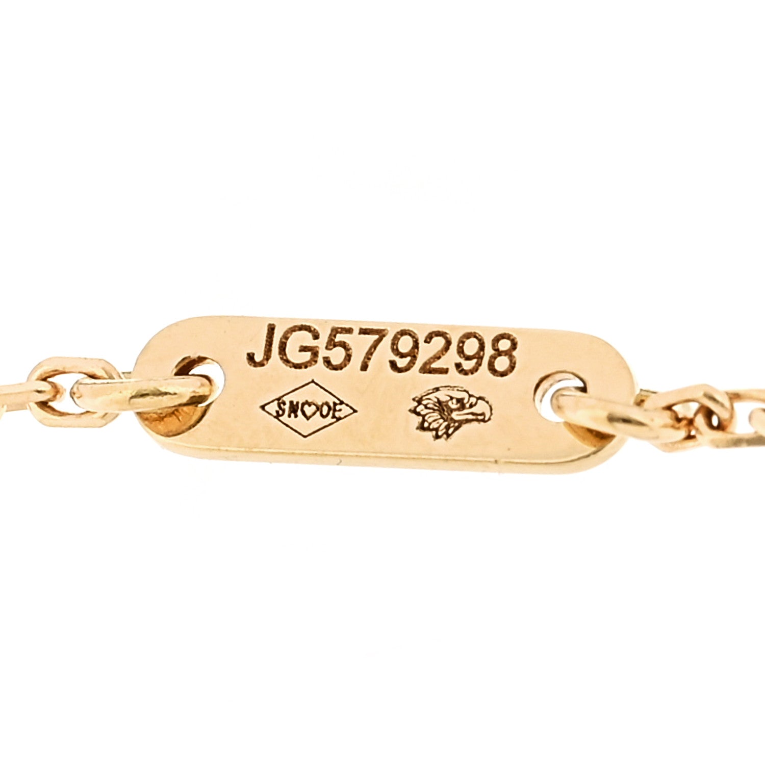 Van Cleef & Arpels 18K Yellow Gold Mother of Pearl Sweet Alhambra Bracelet 5 of 6