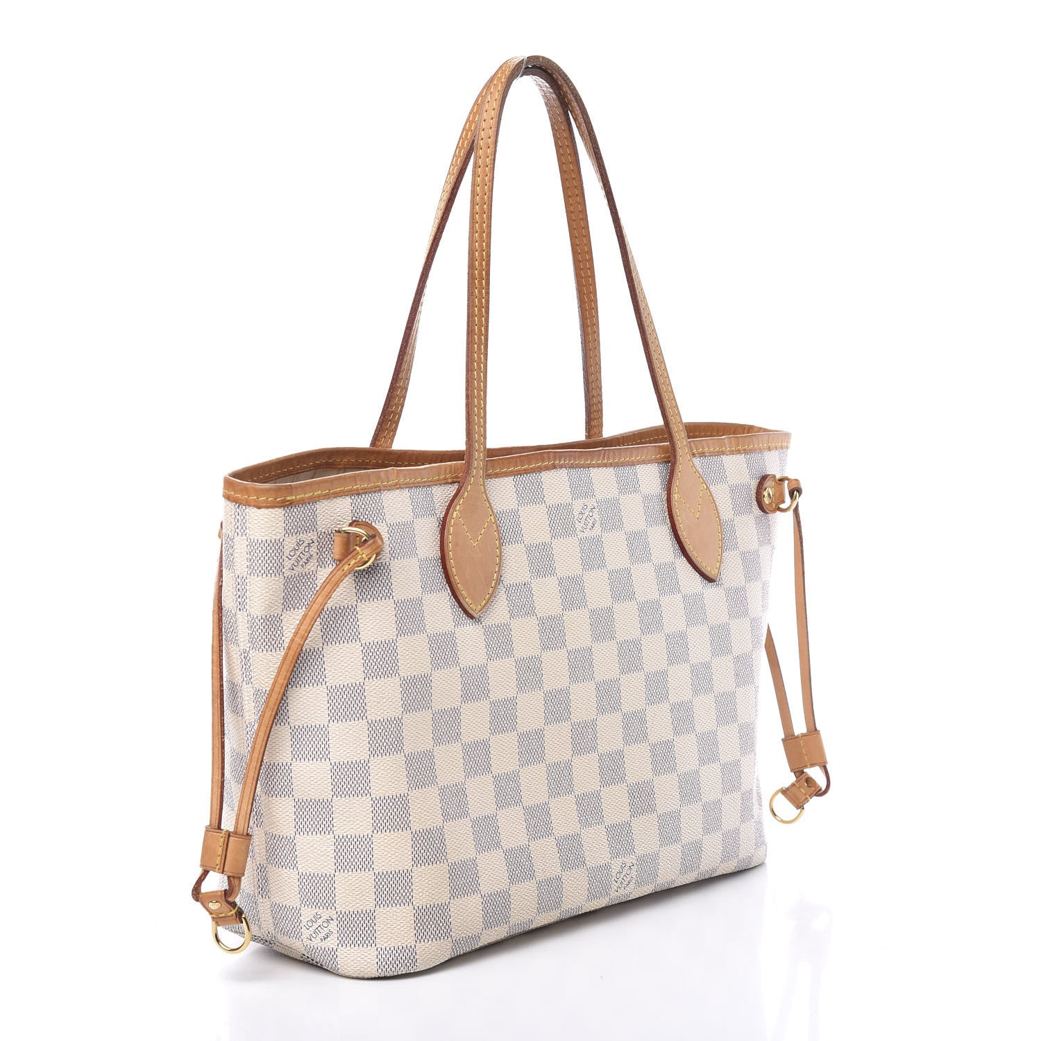 Louis Vuitton Damier Azur Neverfull PM 2 of 19