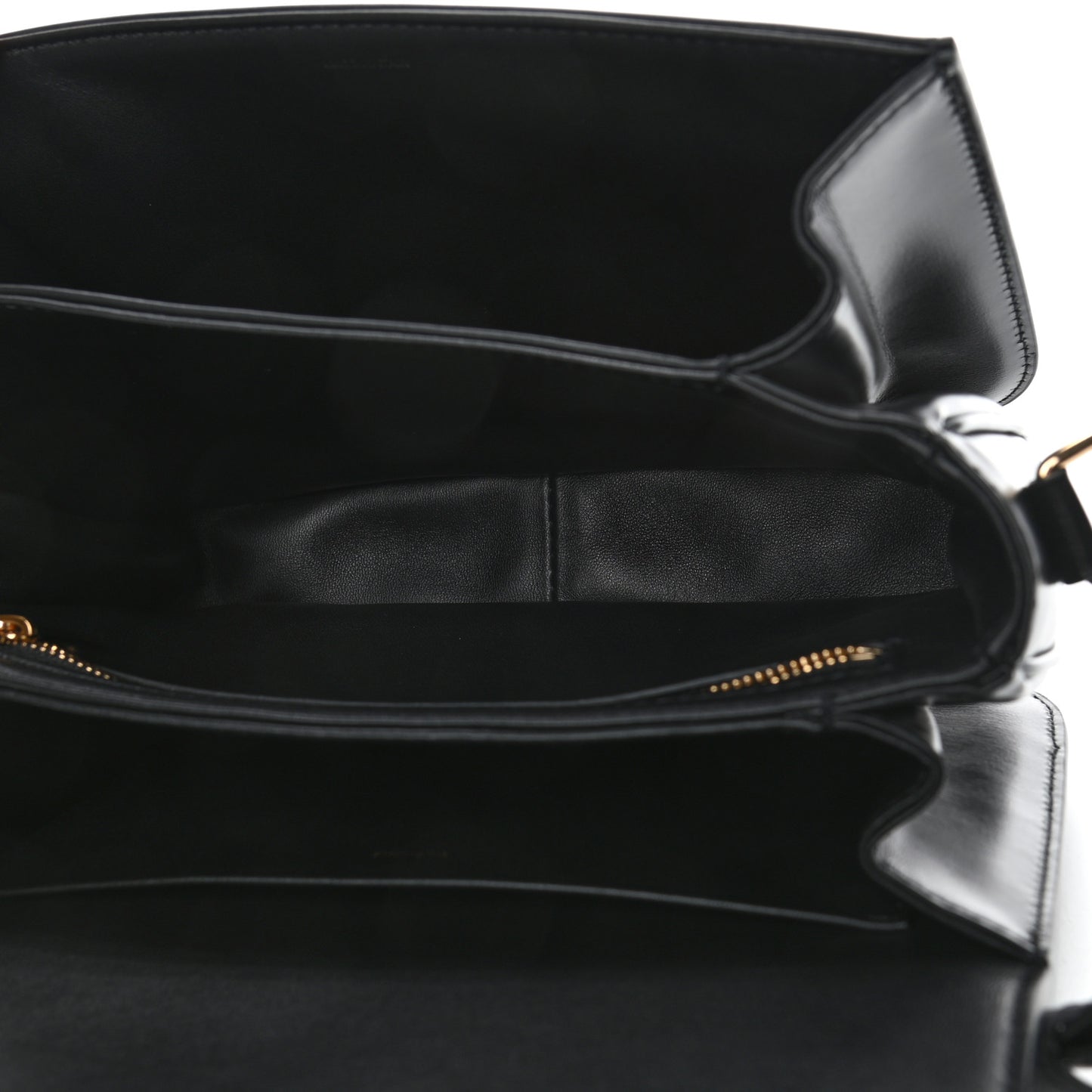 Shiny Calfskin Medium Triomphe Black