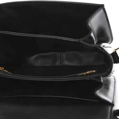 Celine Shiny Calfskin Medium Triomphe Black 5 of 10