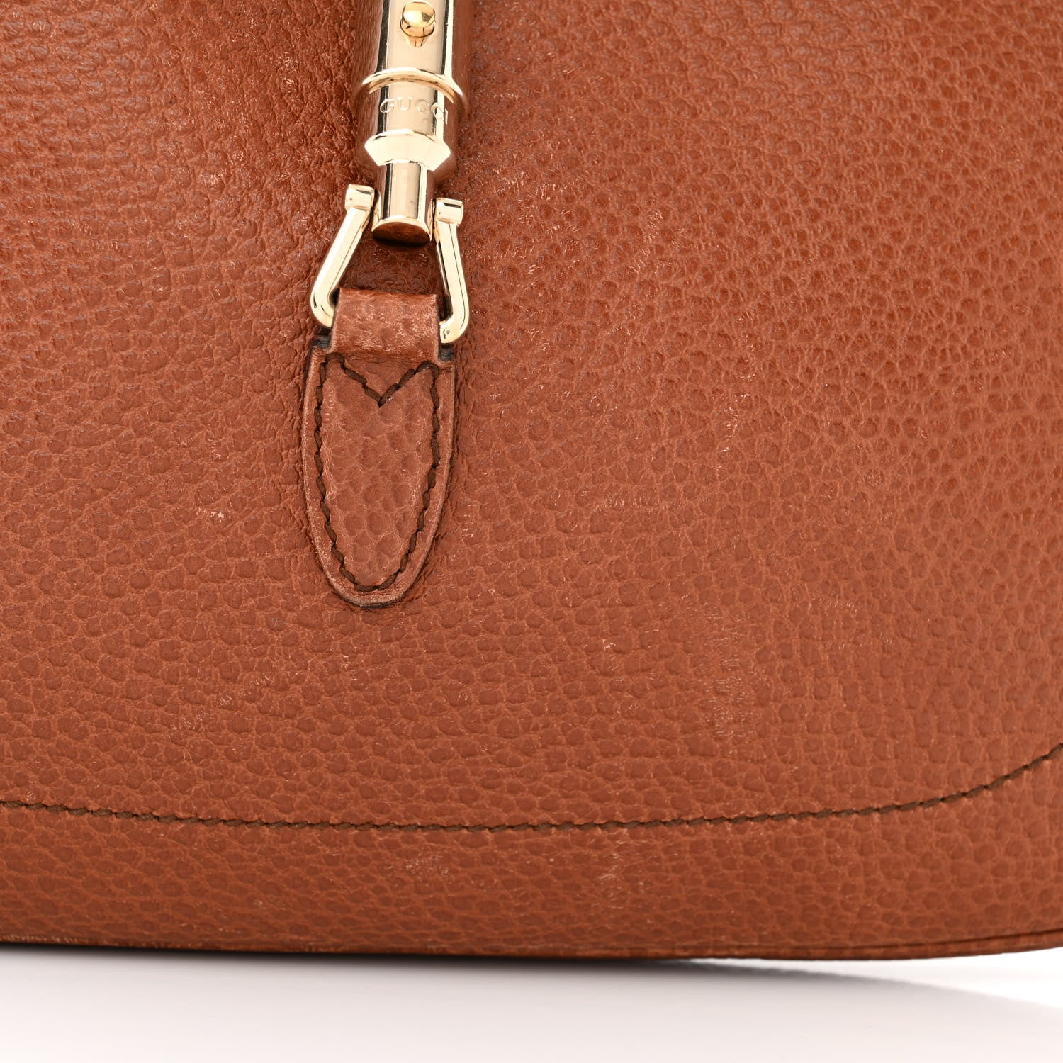 Gucci Calfskin Small Jackie O Hobo Cuir 11 of 14