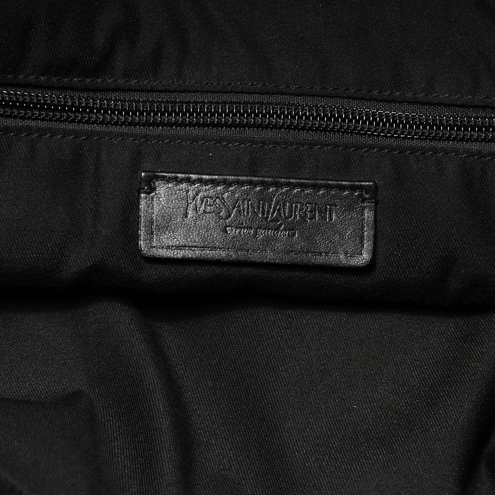 Saint Laurent Leather Tanger Tote Unisex Black 5 of 7