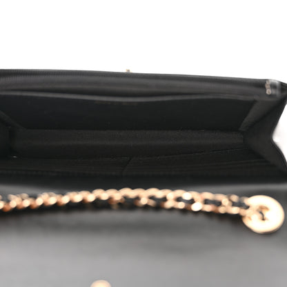 Chanel Lambskin Chevron Quilted Trendy CC Wallet On Chain WOC Black 5 of 14