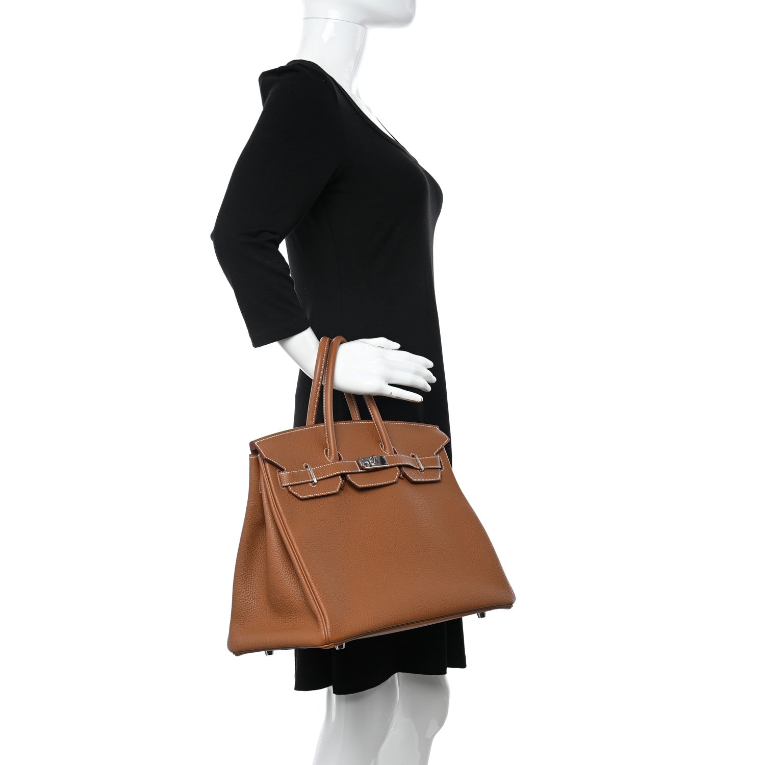 Hermes Togo Birkin 35 Gold 2 of 12