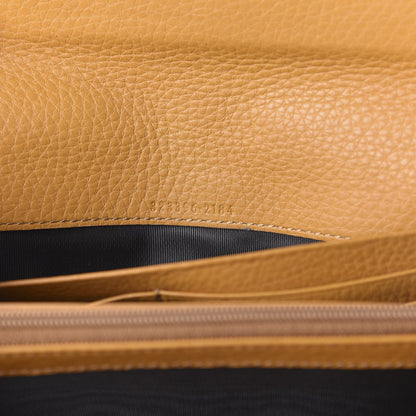 Gucci Pebbled Calfskin Bree Continental Wallet Yellow 8 of 10