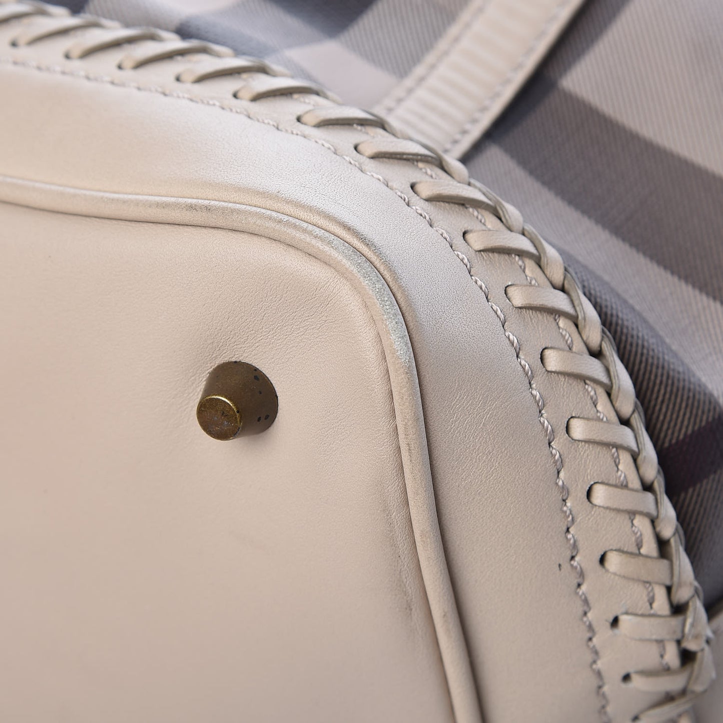 Smoked Check Medium Ellers Tote Trench