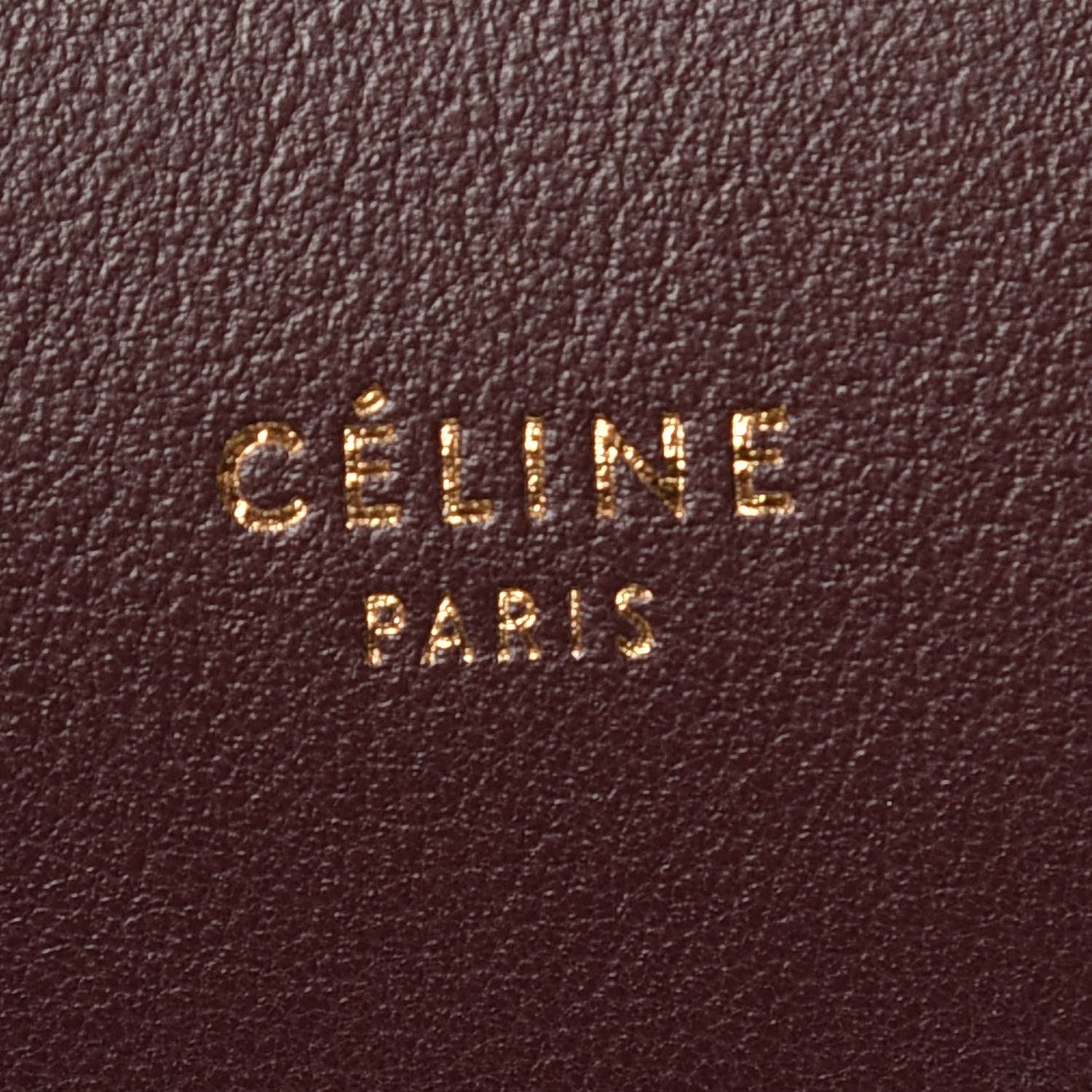 Celine Lambskin Small Soft Cube Satchel Burgundy 9 of 9