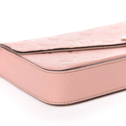 Louis Vuitton Empreinte Pochette Felicie Chain Wallet Rose Poudre 8 of 14