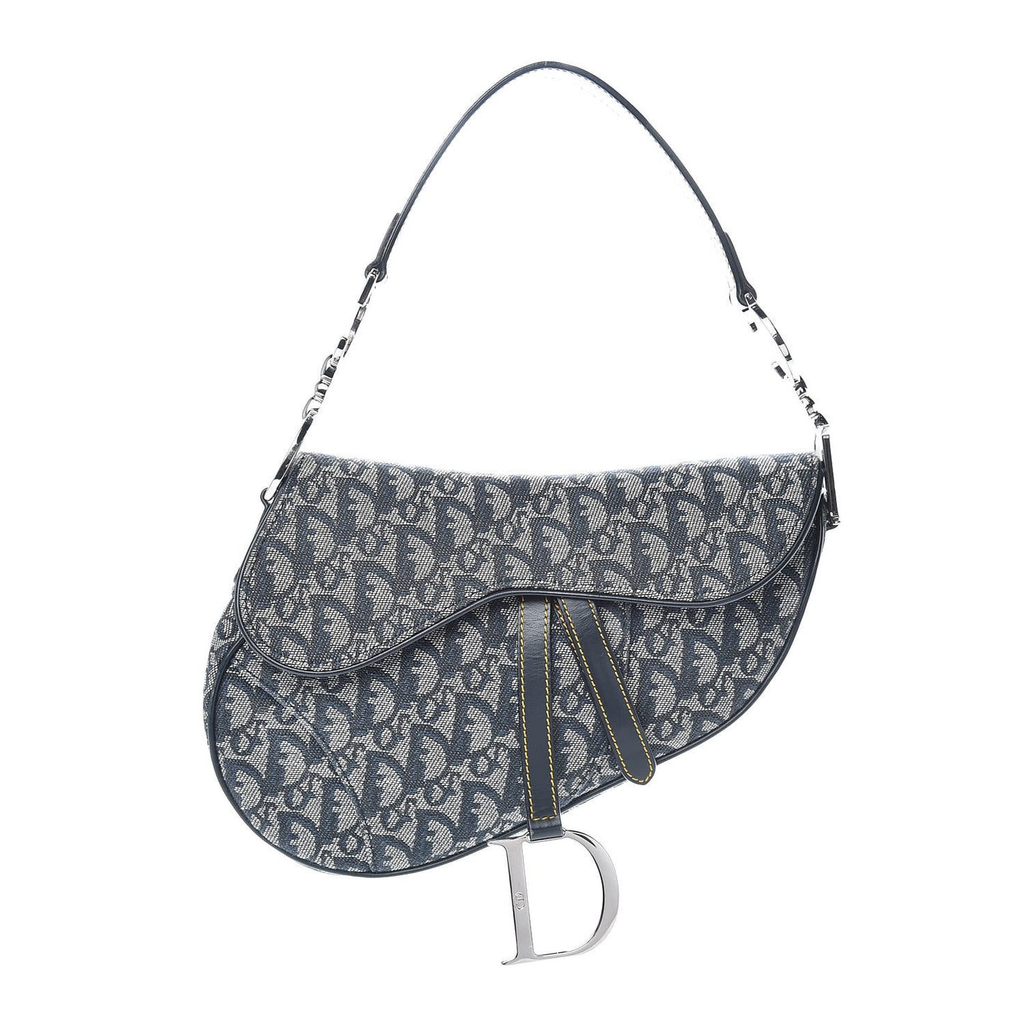 Monogram Saddle Bag Blue
