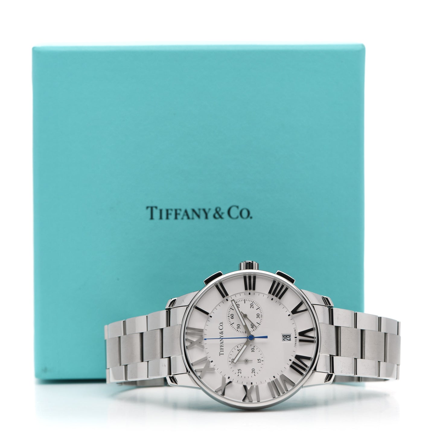Stainless Steel 42mm Atlas Chronograph Quartz Watch