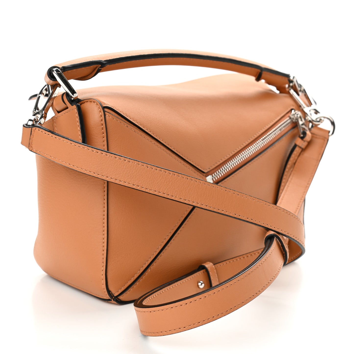 X KEN PRICE Calfskin Small La Palme Puzzle Bag