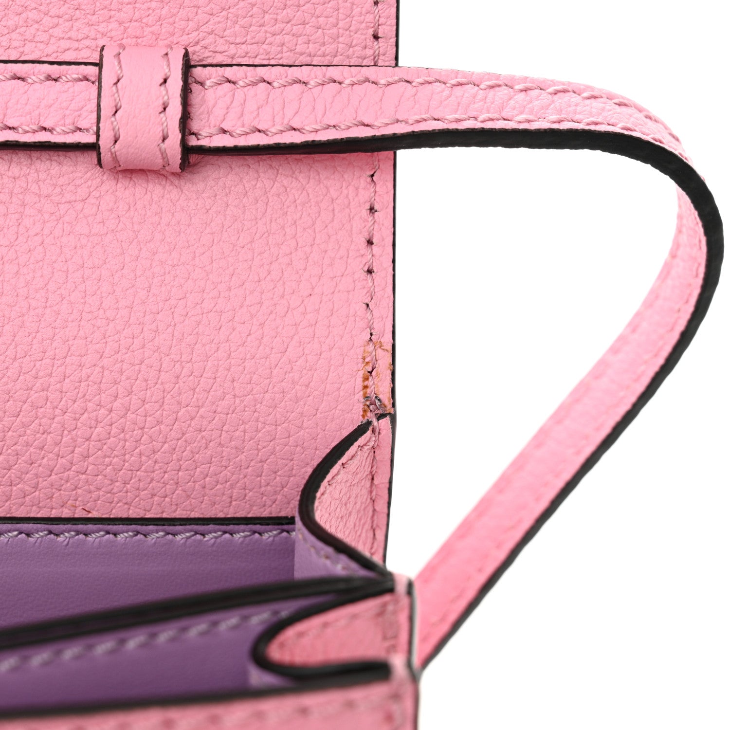 Versace Grained Calfskin La Medusa Shoulder Bag Pink 10 of 11