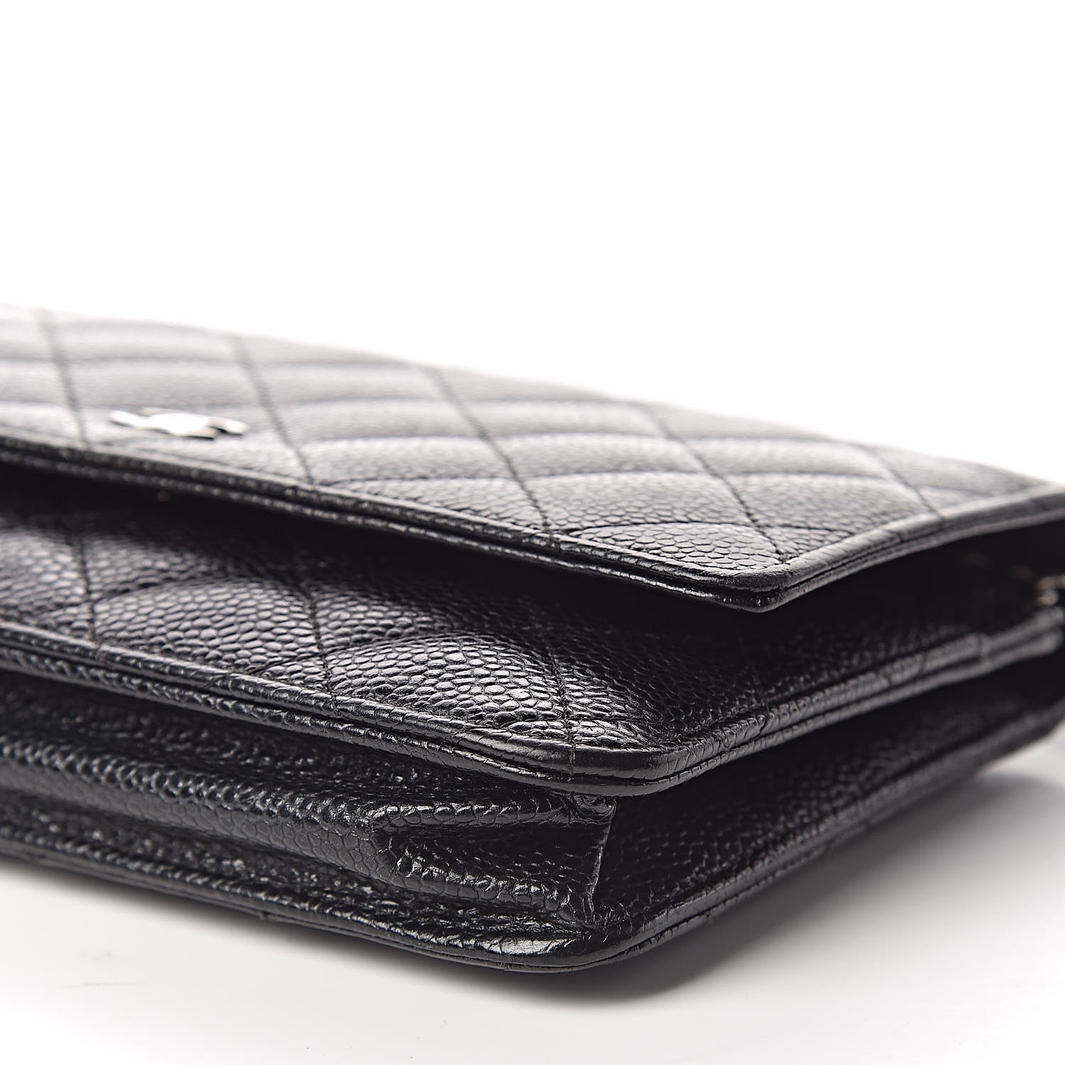 Chanel Caviar Quilted Wallet On Chain WOC Black 10 of 10