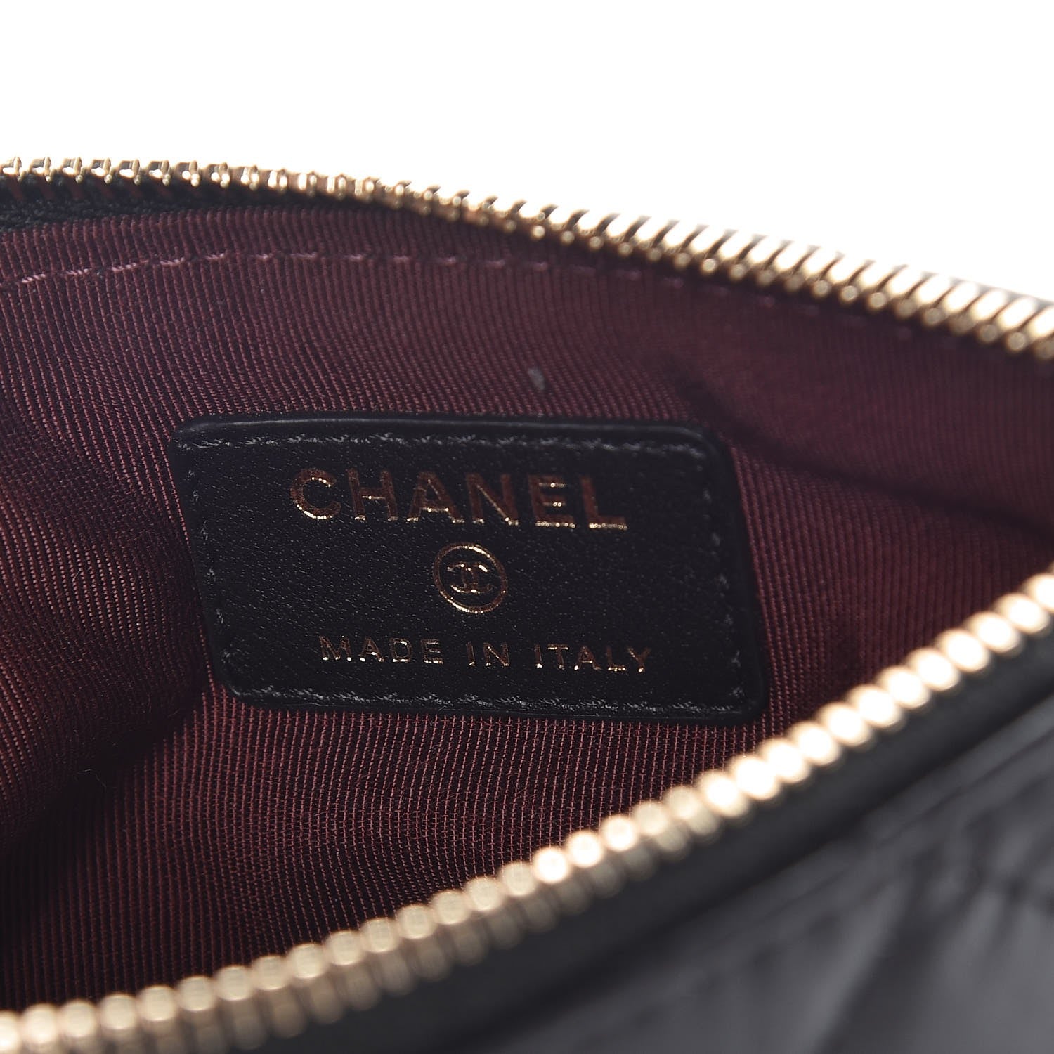 Chanel Aged Calfskin Charm Quilted Small Reissue Cosmetic Case Black 6 of 8