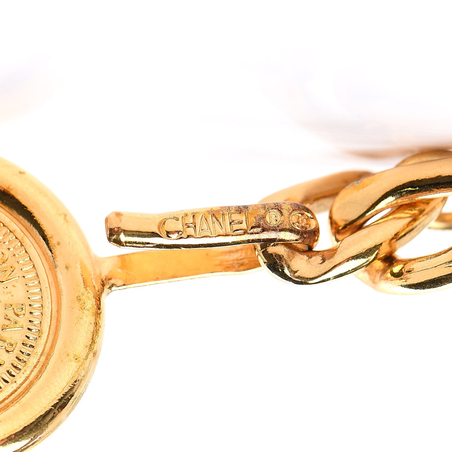 Chanel Chain CC 31 Rue Cambon Medallion Belt Gold 6 of 6