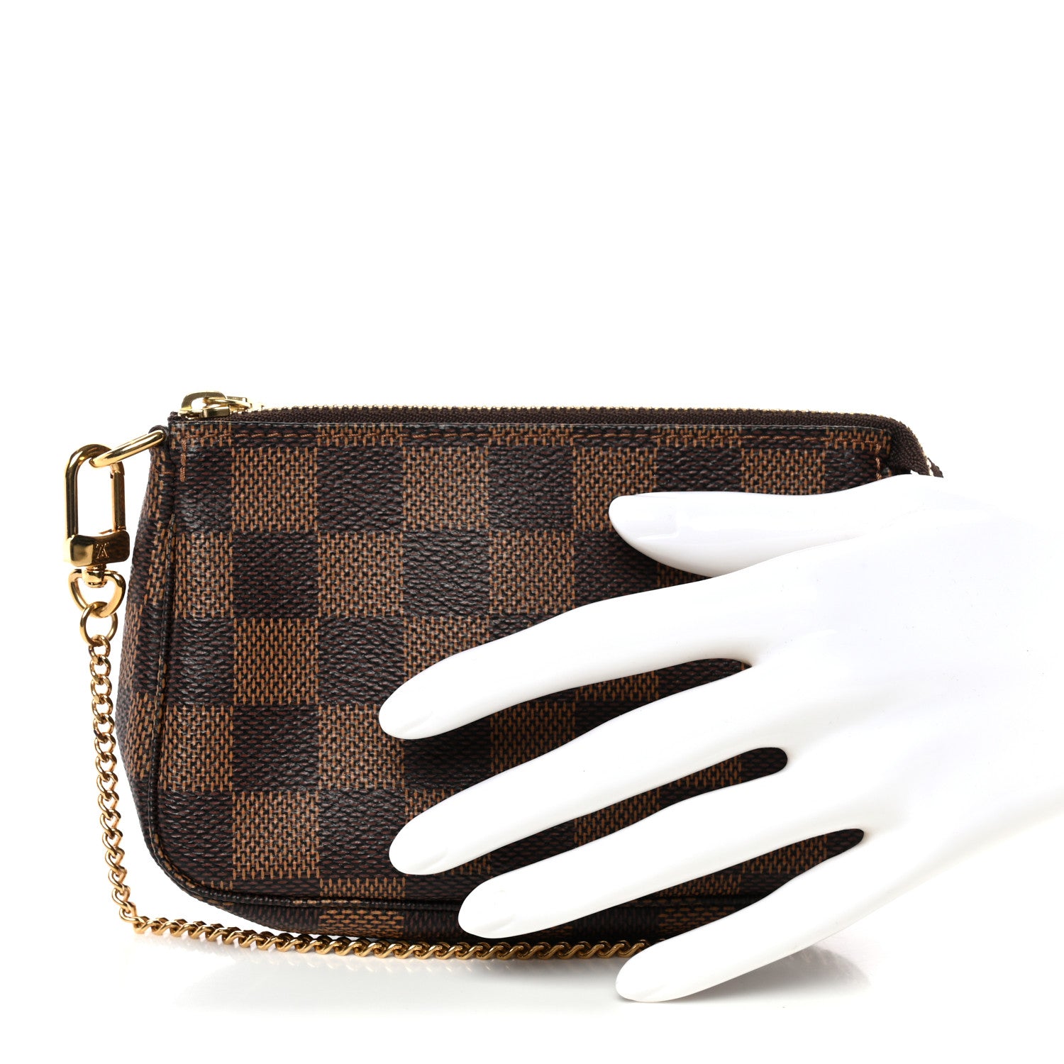 Louis Vuitton Damier Ebene Mini Pochette Accessories 2 of 10