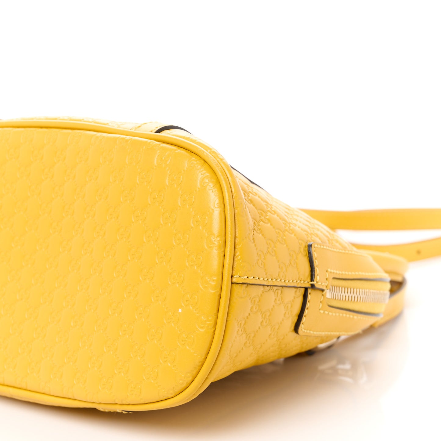 Soft Microguccissima Mini Dome Bag New Buttercup