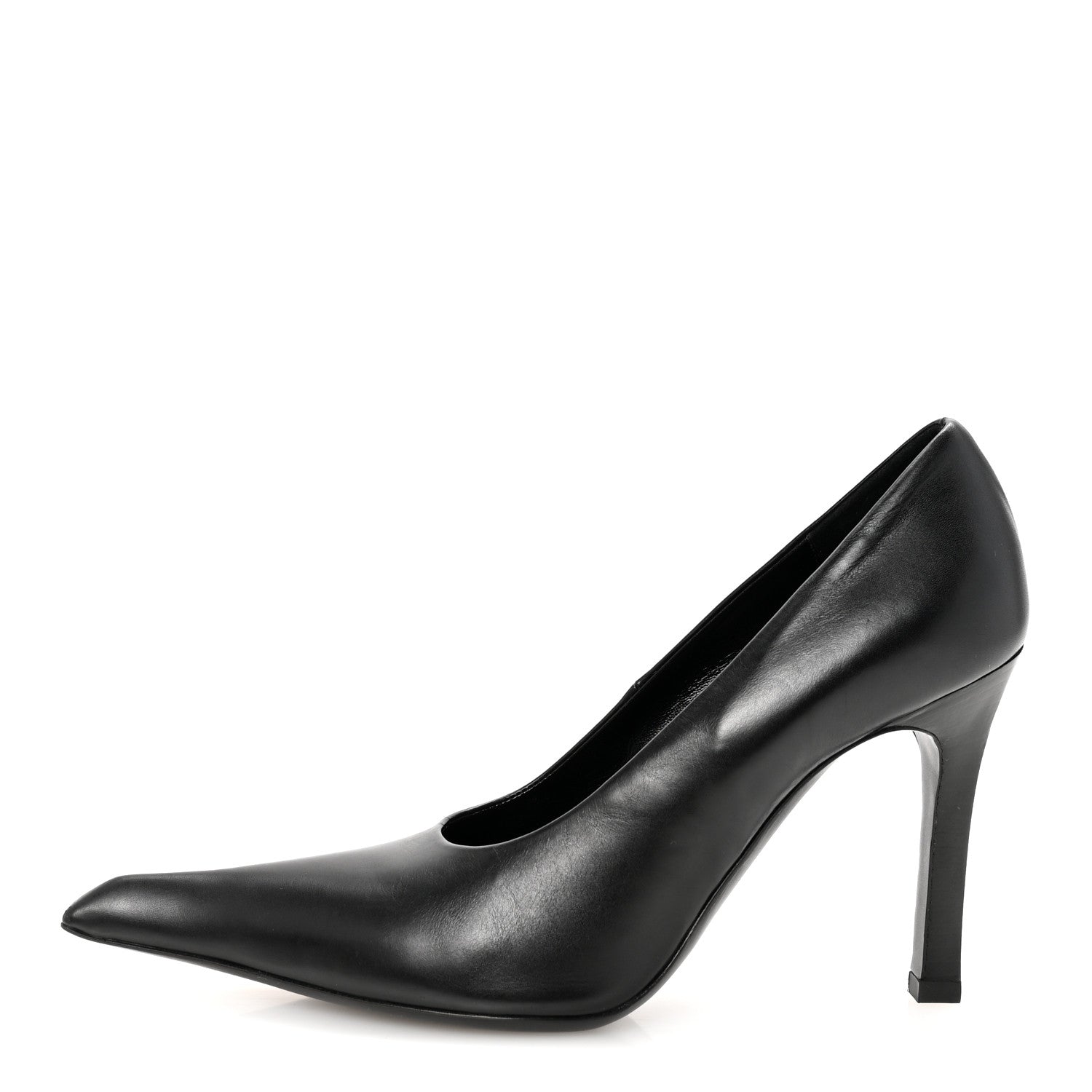 Balenciaga Distressed Calfskin Odeon 100mm Pumps 38 Black 1 of 10