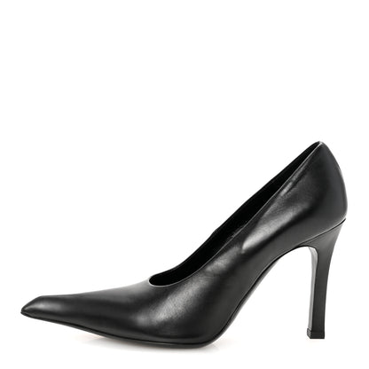 Balenciaga Distressed Calfskin Odeon 100mm Pumps 38 Black 1 of 10