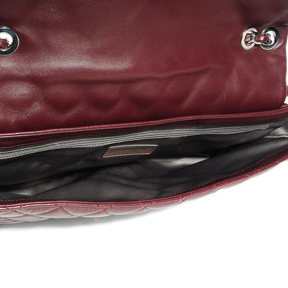Chanel Lambskin Jumbo Coco Rain Flap Bordeaux 7 of 8