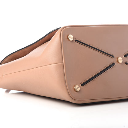 Valentino Garavani Calfskin Rockstud Demilune Double Handle Satchel Skin Sorbet 11 of 12