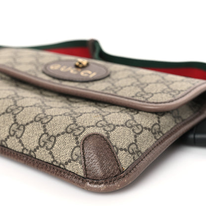 Gucci GG Supreme Monogram Neo Vintage Web Belt Bag Brown 9 of 9