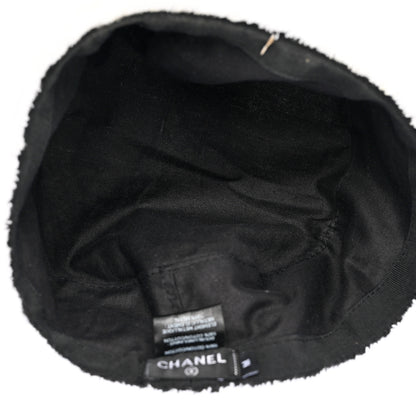 Chanel Terry Cloth CC Bucket Hat M White 7 of 9