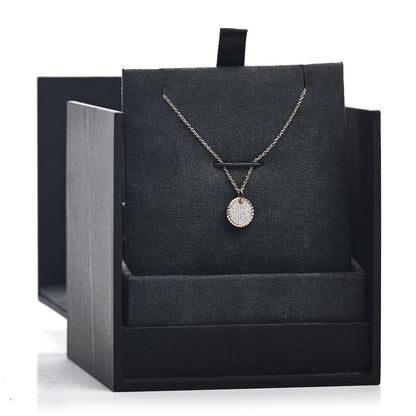 David Yurman 18K Yellow Gold Diamond Cable Collectibles Pave Charm Pendant Necklace 4 of 4