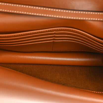 Celine Triomphe Canvas Lambskin Wallet On Strap Tan 5 of 13