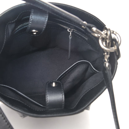 Alexander McQueen Calfskin Studded Crossbody Bag Black 5 of 10