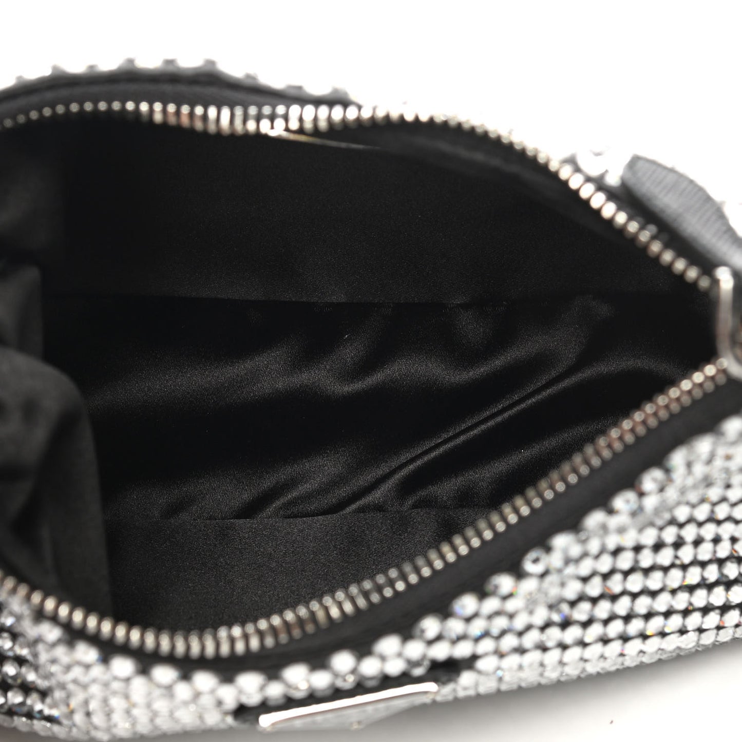 Satin Crystal Re-Edition 2005 Shoulder Bag Cristal