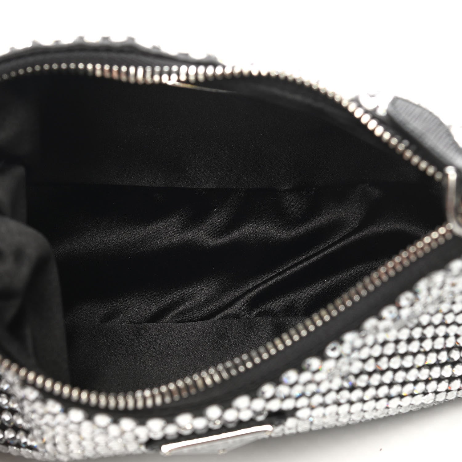 Prada Satin Crystal Re-Edition 2005 Shoulder Bag Cristal 5 of 14