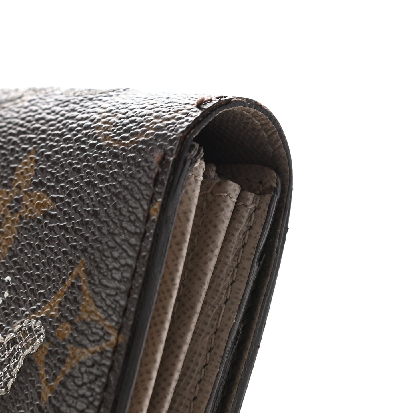 Monogram Dentelle Sarah Wallet Silver
