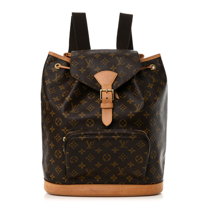 Louis Vuitton Monogram Montsouris GM Backpack 1 of 17