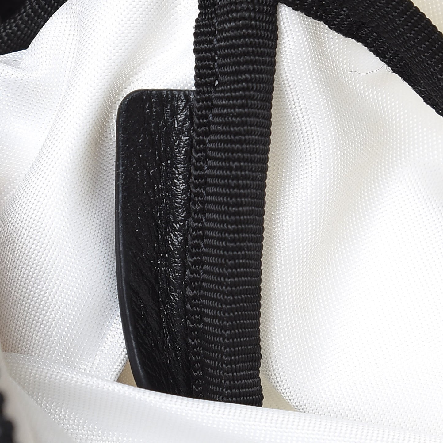 Canvas Logo Belt Bag White Yellow