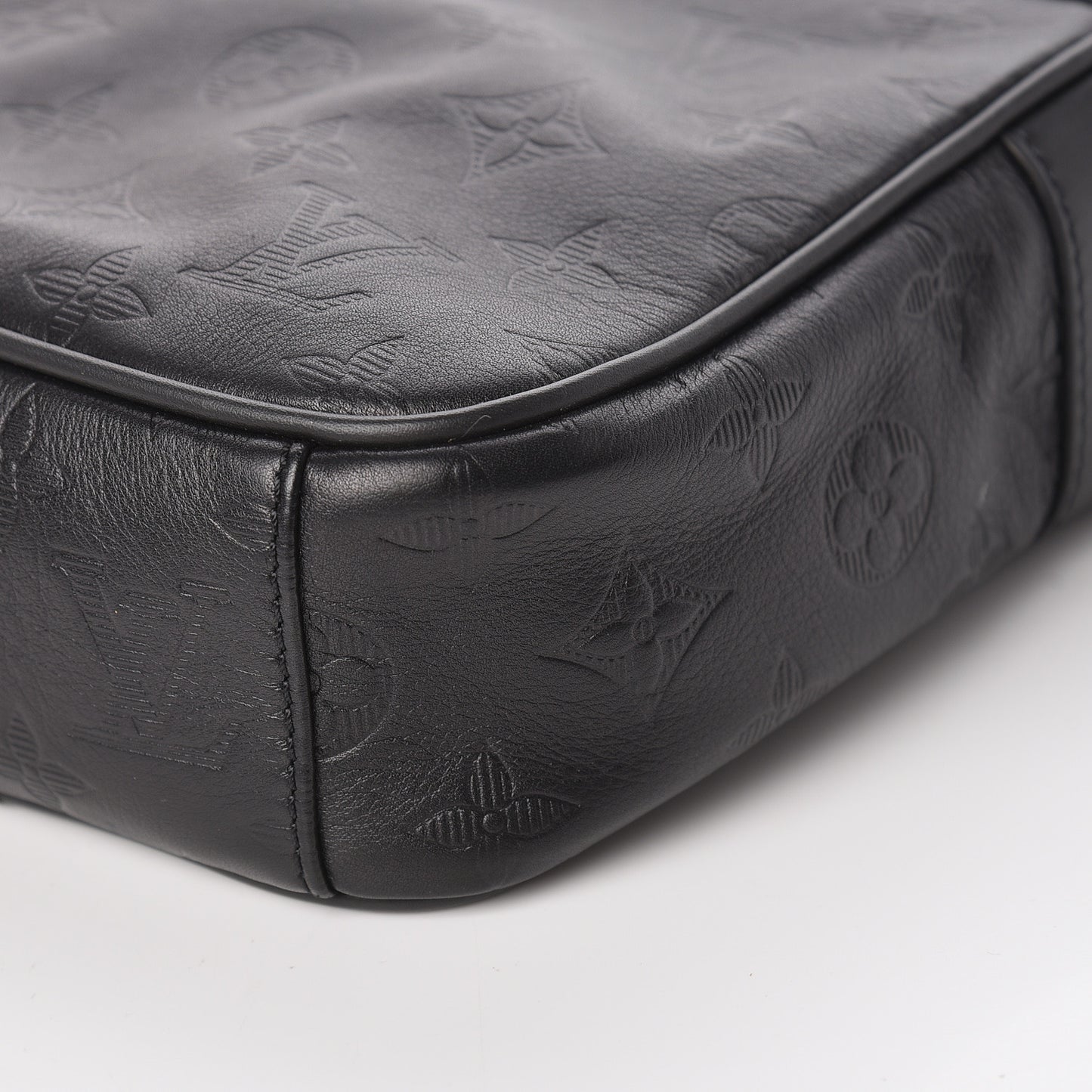 Calfskin Monogram Shadow Danube PM Black