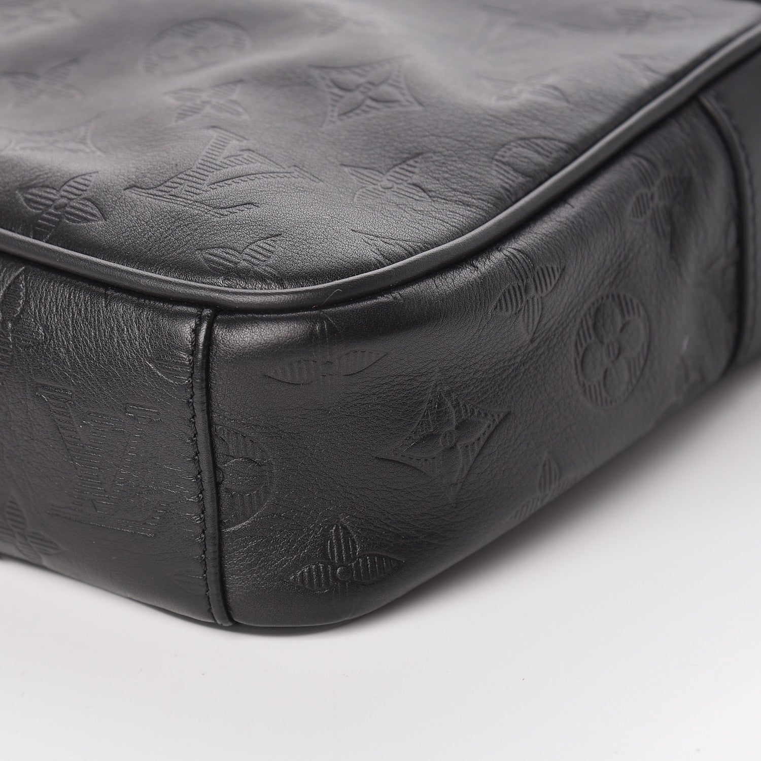 Louis Vuitton Calfskin Monogram Shadow Danube PM Black 9 of 11