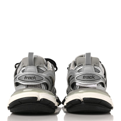 Balenciaga Mesh Nylon Womens Track Sneakers 36 Silver 5 of 7