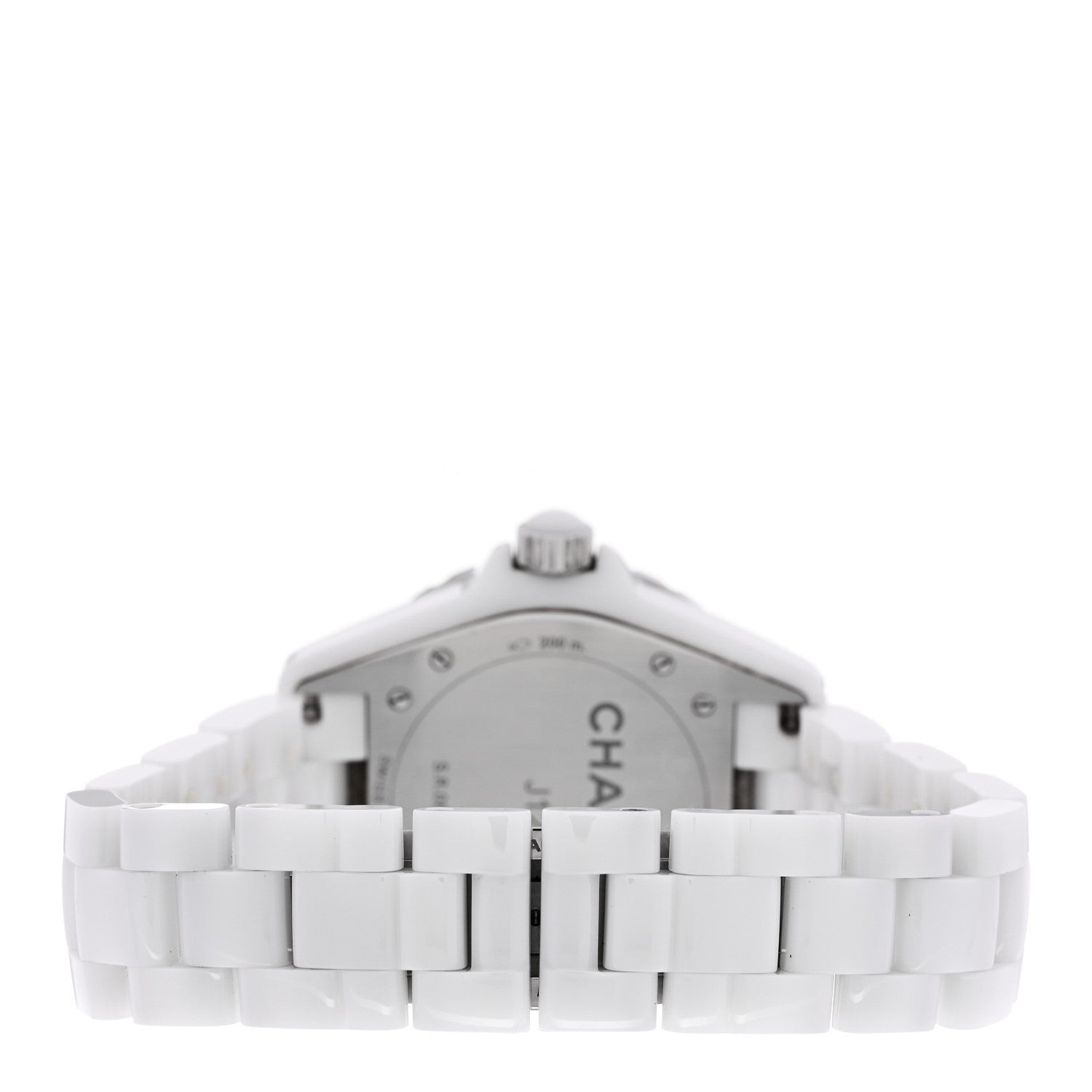 Chanel Stainless Steel Ceramic 38mm J12 Automatic Watch White White 3 of 5