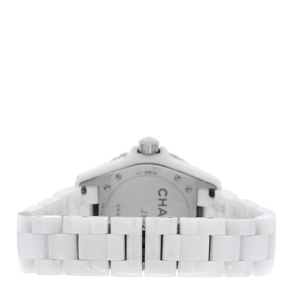 Chanel Stainless Steel Ceramic 38mm J12 Automatic Watch White White 3 of 5