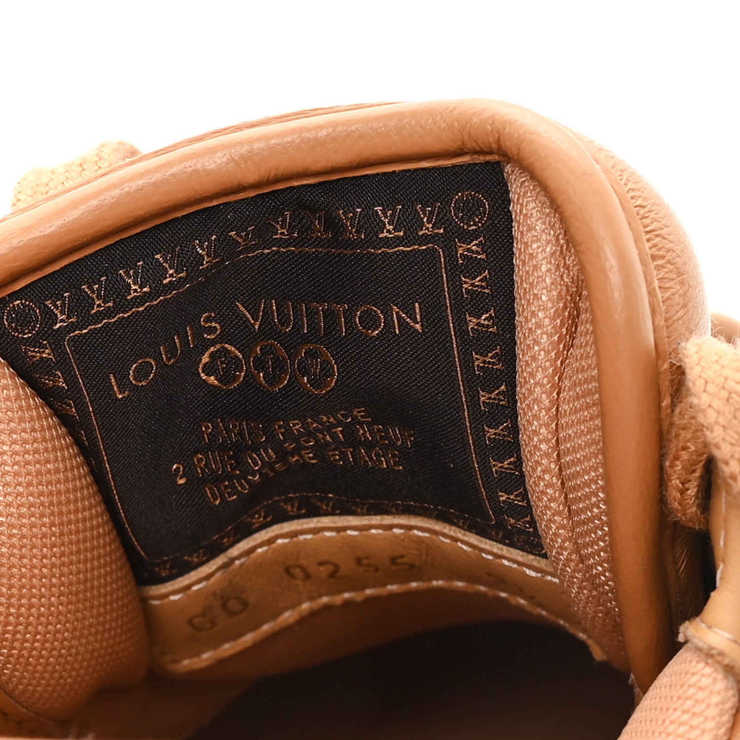 Louis Vuitton Lambskin Vachetta Mens LV Buttersoft Sneakers 9.5 Beige 8 of 9