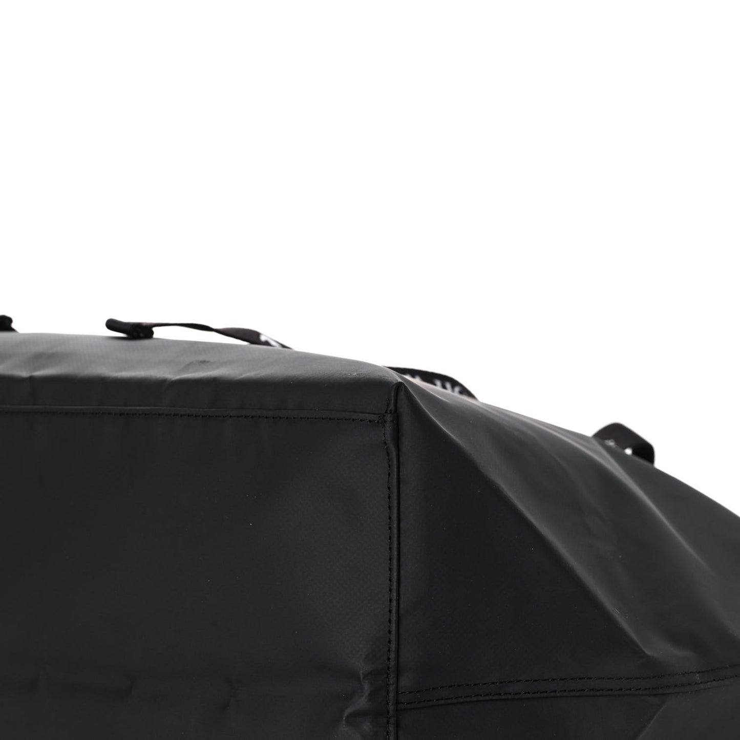 Nylon Sculpture Tote Bag Black