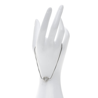 David Yurman Sterling Silver Diamond Valentine Hearts Bracelet 2 of 5