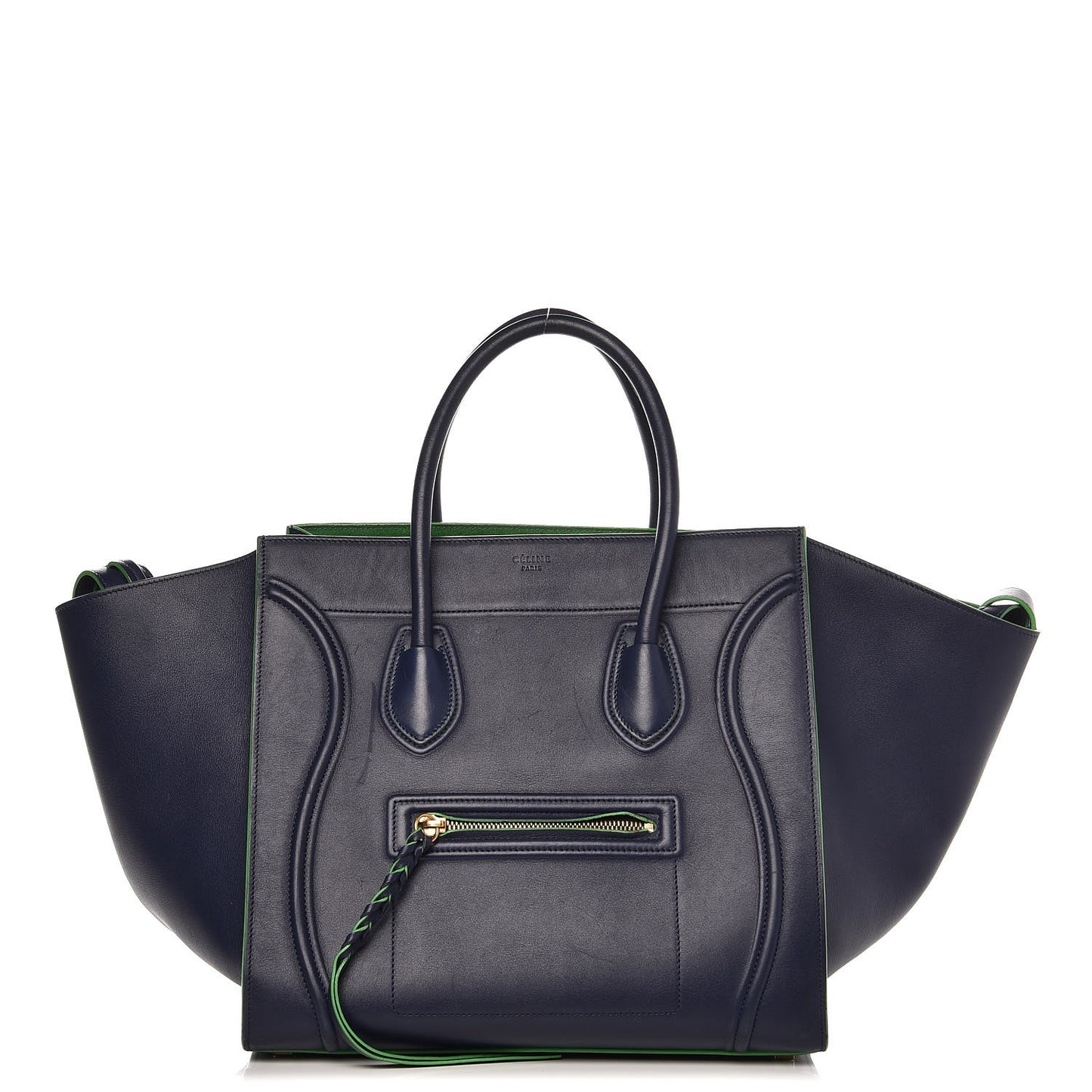 Smooth Calfskin Medium Phantom Luggage Midnight